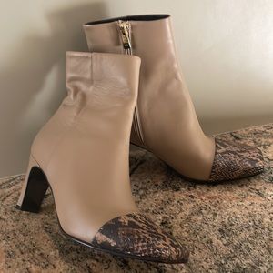 Divarese Italian Leather Ankle Boots